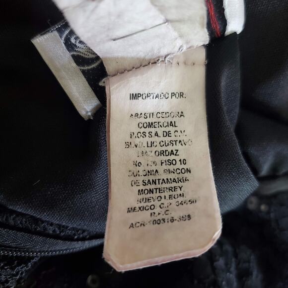 Maria Bonita Black Lace Sequin Party Dress - Size L - Picture 8 of 9